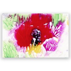 Original ACEO - Miniature Floral Painting - Blooming Magic 165